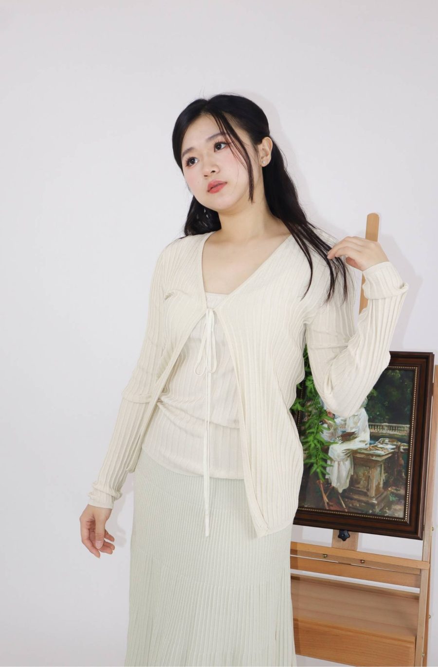 Rib-Knit Cardigan Sets - Image 2
