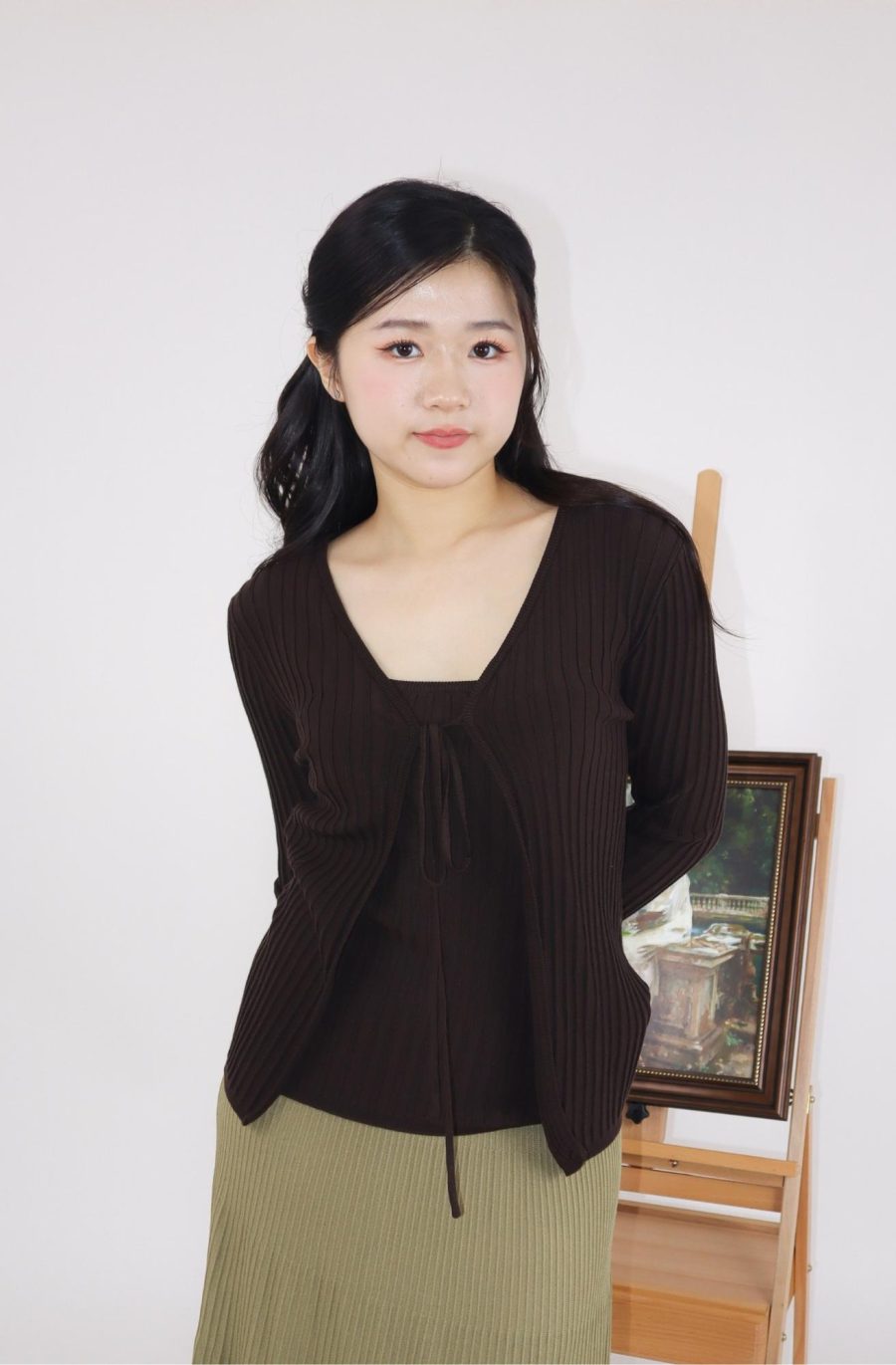 Rib-Knit Cardigan Sets
