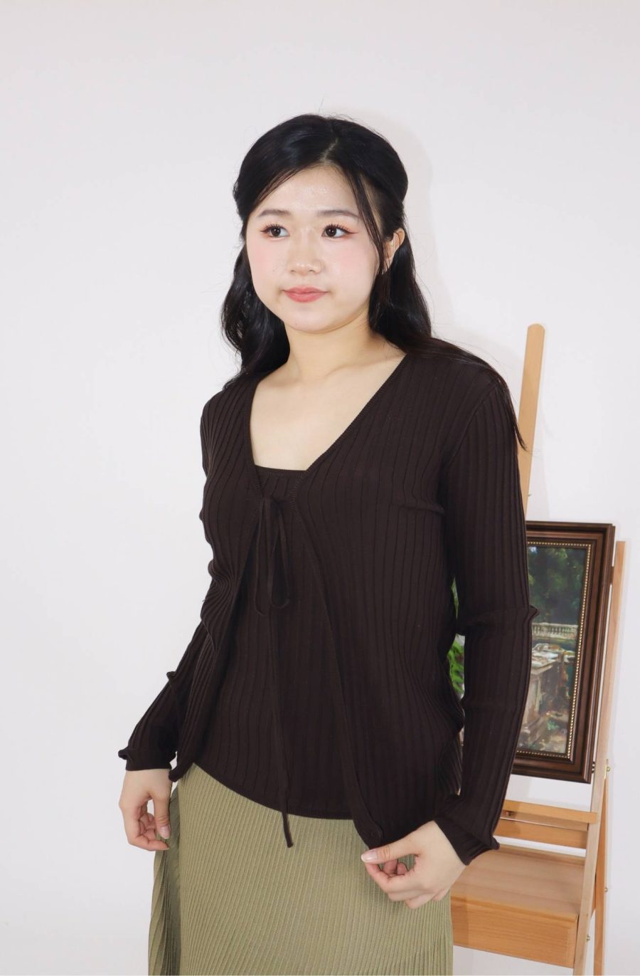 Rib-Knit Cardigan Sets - Image 2