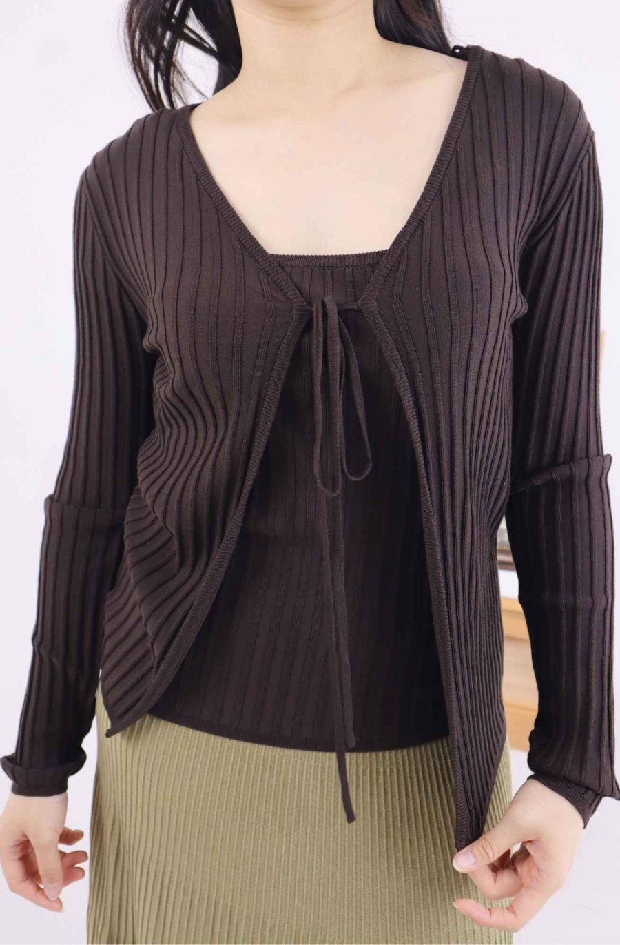 Rib-Knit Cardigan Sets - Image 4