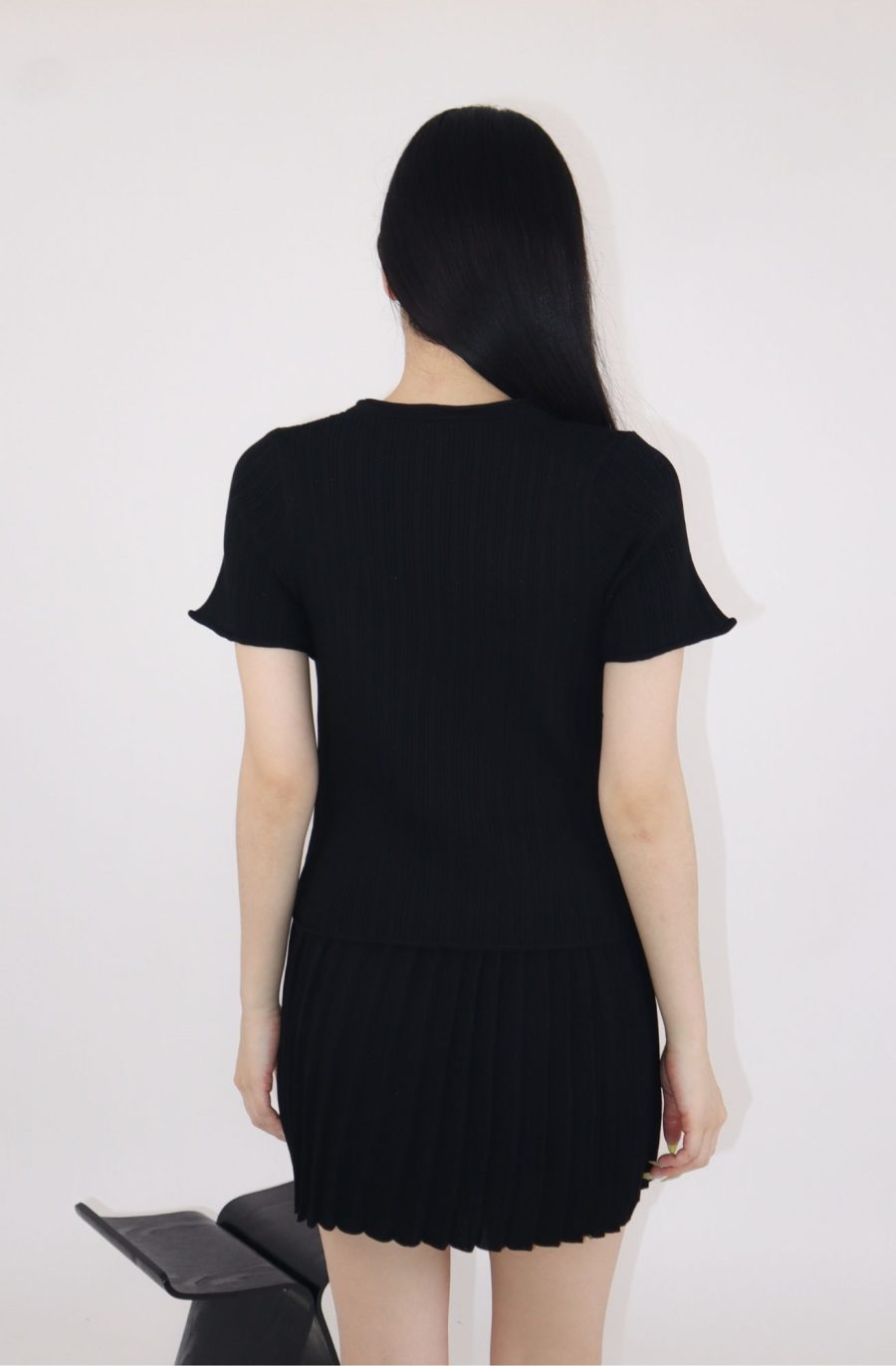 Rib-Knit Top w Skirt Sets - Image 4