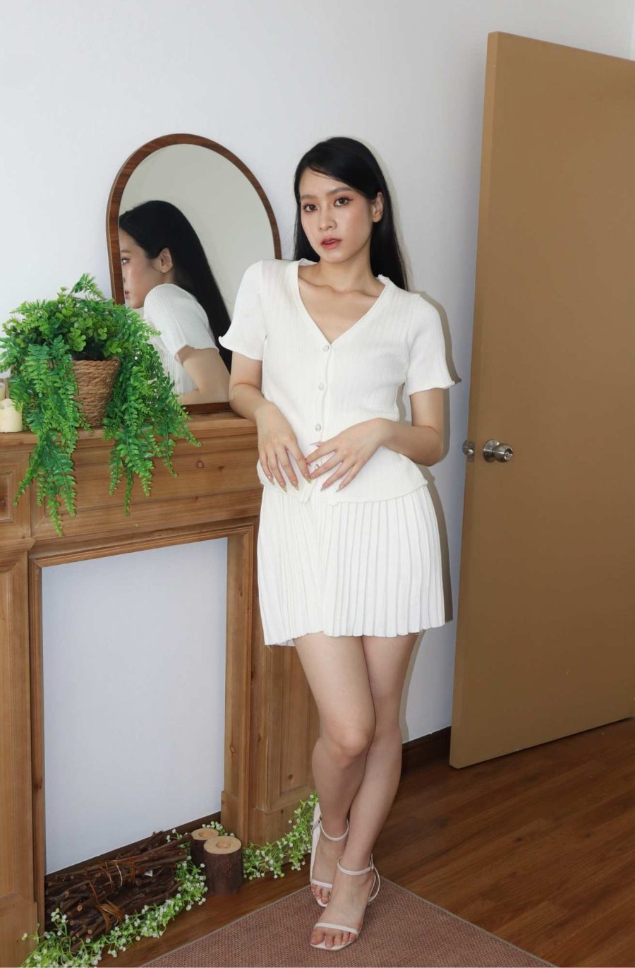 Rib-Knit Top w Skirt Sets - Image 10
