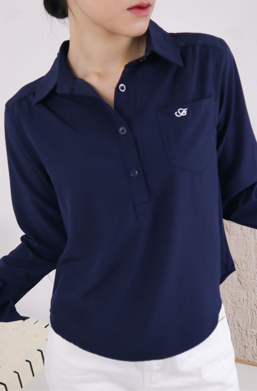 Front Pocket Collar Shirt - Image 4