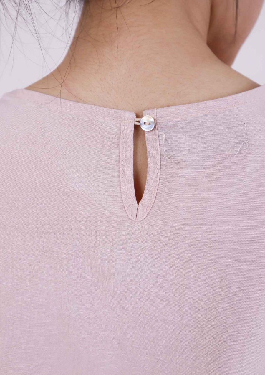 Front Criss Cross Back Tie Top - Image 7