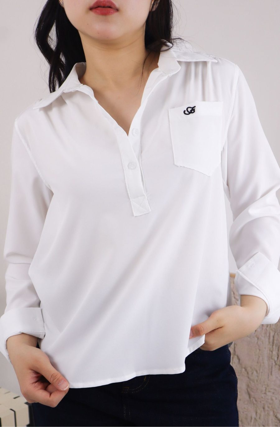 Front Pocket Collar Shirt - Image 4