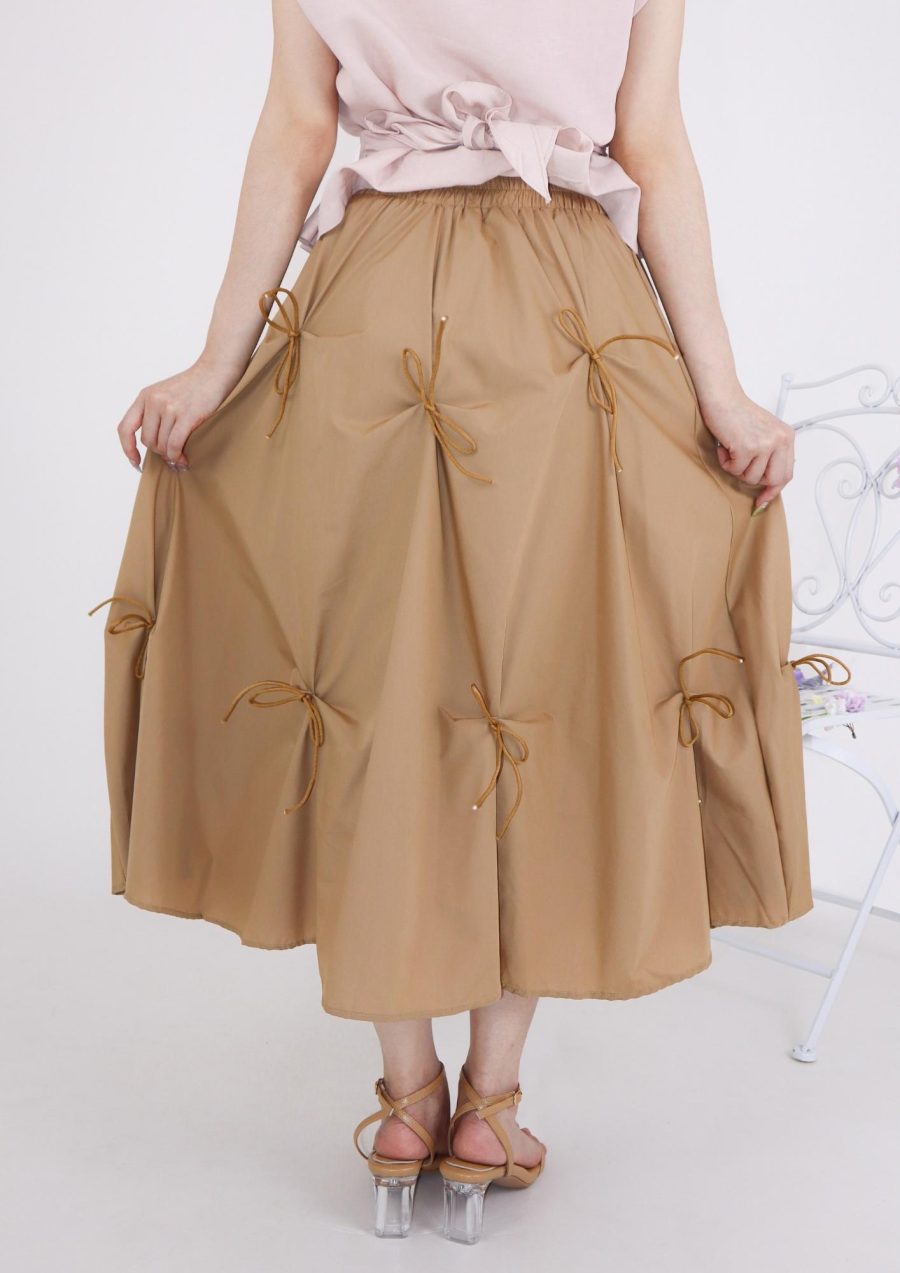 Allover Ribbons Maxi Skirt - Image 3
