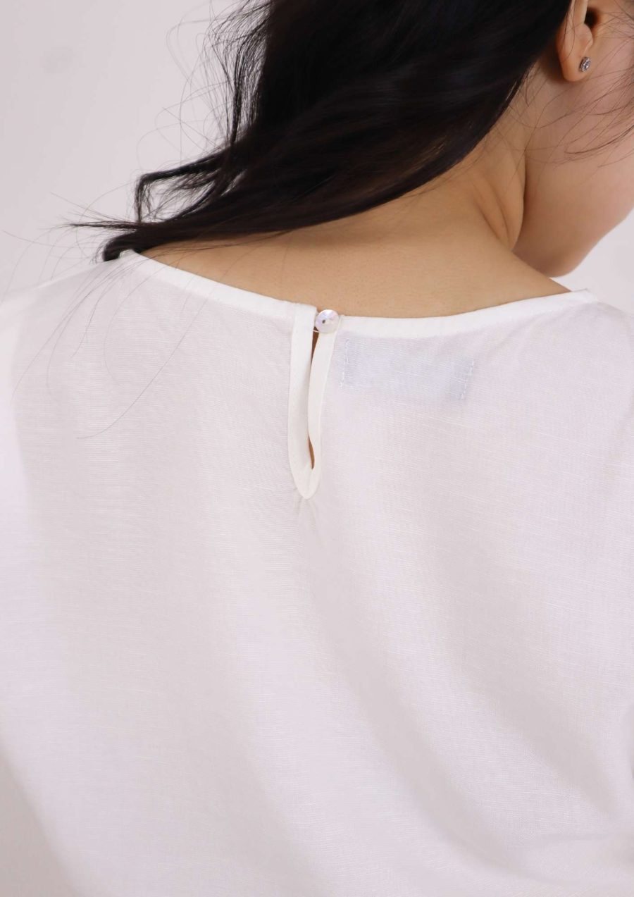 Front Criss Cross Back Tie Top - Image 6